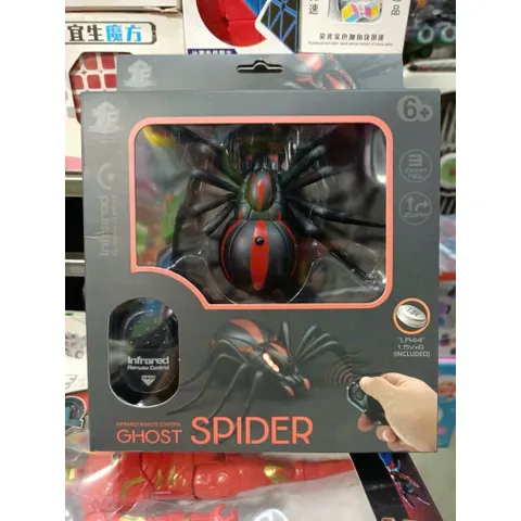 🕷️ Đồ Chơi Nhện Điều Khiển Từ Xa – Nhện Ma Ghost Spider Hồng Ngoại Mini 9915