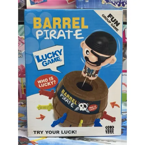 Trò Chơi Thùng Hải Tặc Mini Cắm Kiếm Bật Nhảy – Game Gia Đình Vui Nhộn 2–4 Người Chơi Cho Bé HZ-018