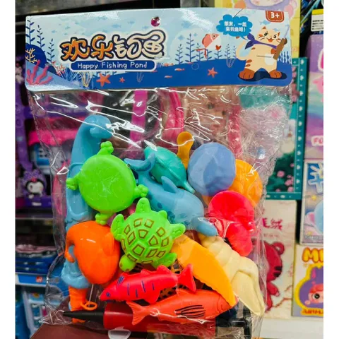Đồ Chơi Câu Cá Nam Châm Cho Bé – Set 19 Chi Tiết Happy Fishing Pond 5431-16