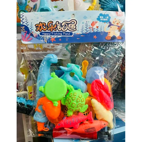 Đồ Chơi Câu Cá Nam Châm Cho Bé – Set 19 Chi Tiết Happy Fishing Pond 5431-16
