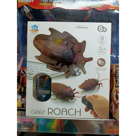 🪳 Đồ Chơi Gián Điều Khiển Hồng Ngoại – Giant Roach IR Mini 9916