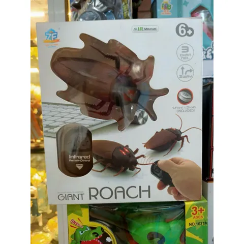 🪳 Đồ Chơi Gián Điều Khiển Hồng Ngoại – Giant Roach IR Mini 9916