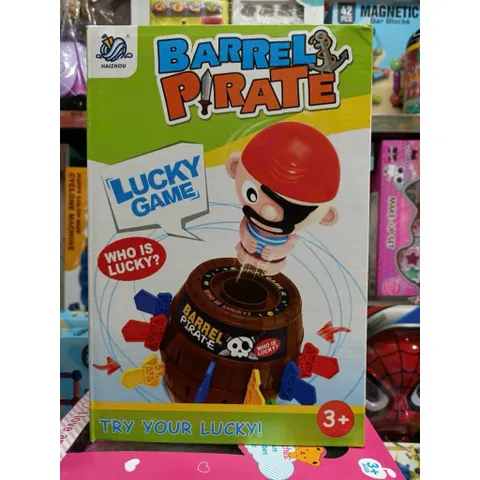 Trò Chơi Thùng Hải Tặc Barrel Pirate Có Vòng Quay May Mắn – Game Cắm Kiếm Bật Nhảy 2–4 Người Chơi Cho Bé (Hộp Lớn)HZ-025