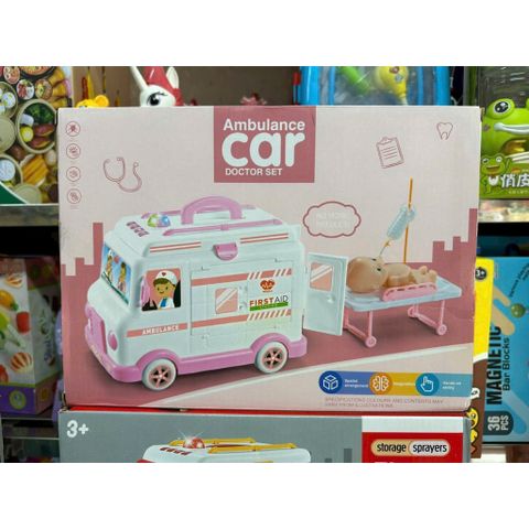 🚑 Đồ Chơi Xe Cứu Thương Bác Sĩ H325 – Ambulance Car Doctor Set Kèm Dụng Cụ Y Tế Nhập Vai Chọn Màu Ngẫu Nhiên