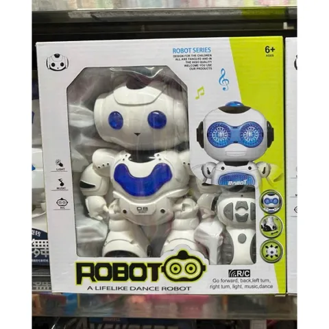 Robot Nhảy Múa 606-1 606-2 Điều Khiển Từ Xa IR Có Nhạc Và Đèn LED Cho Bé - GIAO NGẪU NHIÊN