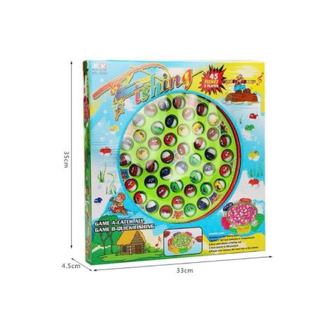 🎣 Bộ Đồ Chơi Câu Cá 45 Con – 5 Cần Câu – Game Gia Đình Cho Bé 9259