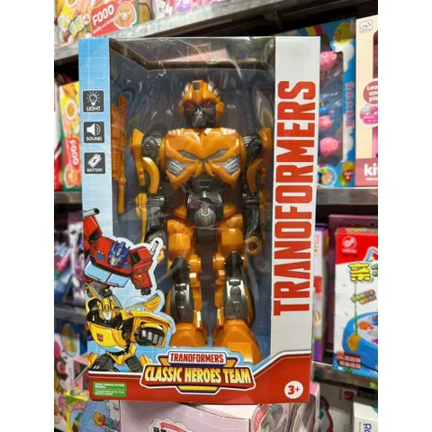 Robot Biến Hình Transformers Classic Heroes Team – Đồ Chơi Robot Siêu Nhân Chạy Bằng Pin Có Đèn Nhạc 684A 684B