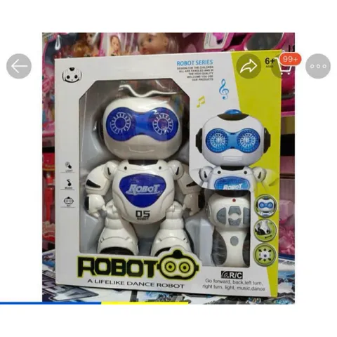 Robot Nhảy Múa 606-1 606-2 Điều Khiển Từ Xa IR Có Nhạc Và Đèn LED Cho Bé - GIAO NGẪU NHIÊN