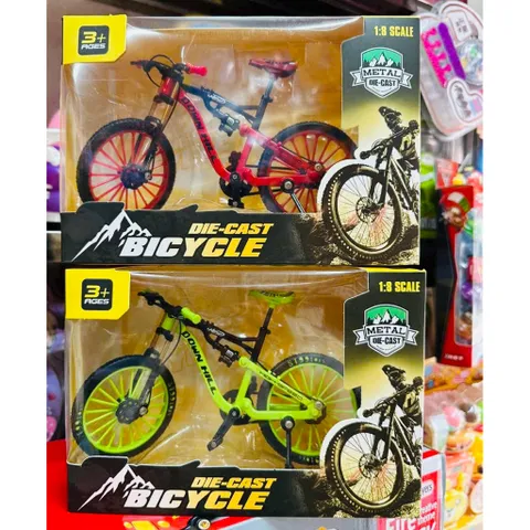 🚲 Xe Đạp Mô Hình Hợp Kim 1:8 Diecast Bicycle Cao Cấp – Xe Đạp Địa Hình Mini Kim Loại, Đồ Chơi Trưng Bày Cho Bé 3688-04