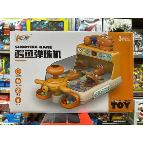 Máy Bắn Bi Cá Sấu Shooting Game 158-22 – Game Bắn Bóng Tính Điểm Điện Tử Có Nhạc Đèn Cho Bé