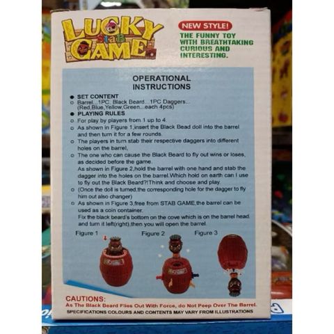 Trò Chơi Funny Game Cắm Kiếm Bật Hải Tặc – Lucky Stab Game Mini 2–4 Người Chơi Cho Bé 7878-1 5151B GIAO NGẪU NHIÊN