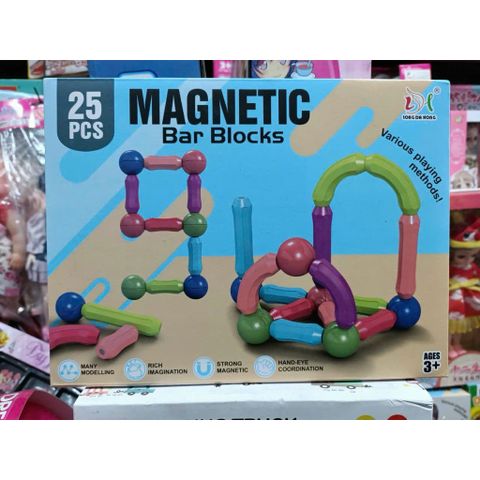 MAGNETIC BAR BLOCKS Bộ Lắp Ráp Thanh Nam Châm Gồm 4 Phân Loại 64 42 36 25 chi tiết H01 H02 H03 H05, Đồ Chơi Xếp Hình