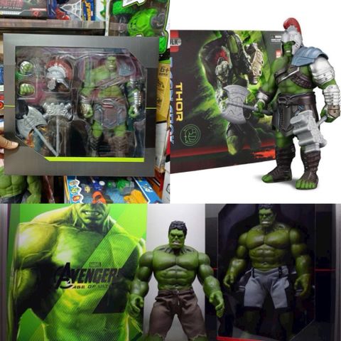 Mô hình siêu nhân người khổng lồ xanh Hulk cao 30-32cm có 2 phân loại 3321 3333, đồ chơi nhân vật siêu anh hùng Ragnarok