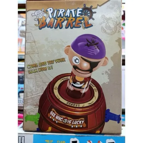 Trò Chơi Pirate Barrel Cắm Kiếm Bật Hải Tặc – Game Gia Đình Vui Nhộn 2–4 Người Chơi Cho Bé 3+ (Hộp Lớn) H9898