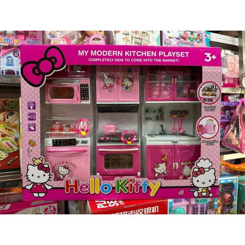 Bộ Đồ Chơi Nhà Bếp Hello Kitty 8921 & 8922 – Tủ Bếp Mini Có Đèn Âm Thanh, Mỗi phân loại giao mẫu ngẫu nhiên