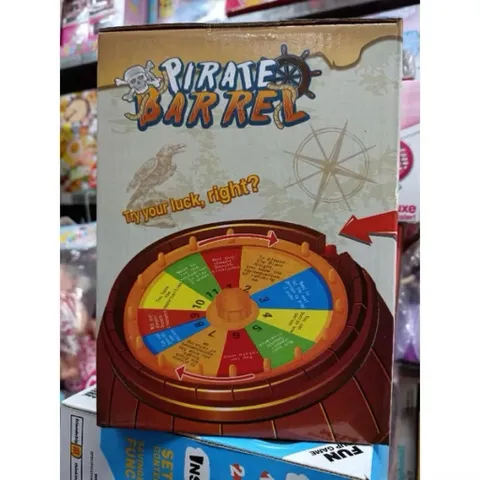Trò Chơi Pirate Barrel Cắm Kiếm Bật Hải Tặc – Game Gia Đình Vui Nhộn 2–4 Người Chơi Cho Bé 3+ (Hộp Lớn) H9898