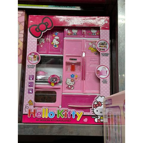 Bộ Đồ Chơi Nhà Bếp Hello Kitty 8921 & 8922 – Tủ Bếp Mini Có Đèn Âm Thanh, Mỗi phân loại giao mẫu ngẫu nhiên