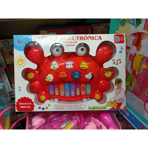 🦀🎹 ĐÀN PIANO ĐIỆN TỬ HÌNH CON CUA – PHÁT NHẠC VUI CHO BÉ 3+ 🎶 GIAO MÀU NGẪU NHIÊN 116 222