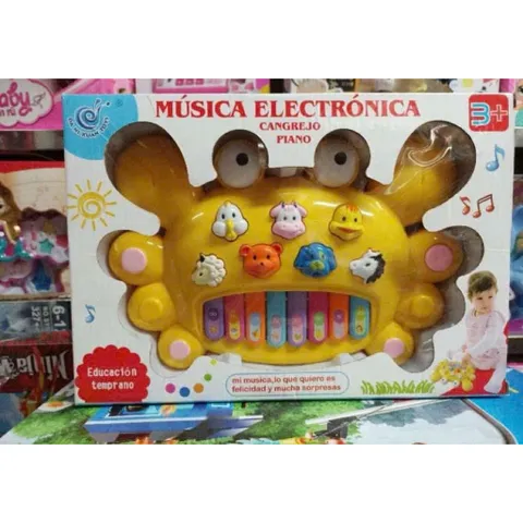 🦀🎹 ĐÀN PIANO ĐIỆN TỬ HÌNH CON CUA – PHÁT NHẠC VUI CHO BÉ 3+ 🎶 GIAO MÀU NGẪU NHIÊN 116 222
