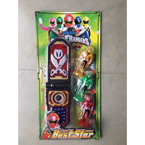 📱🦸‍♂️ ĐIỆN THOẠI ĐỒ CHƠI SIÊU NHÂN – ÂM THANH VUI NHỘN CHO BÉ GIAO MÀU NGẪU NHIÊN 2012-3 super best star