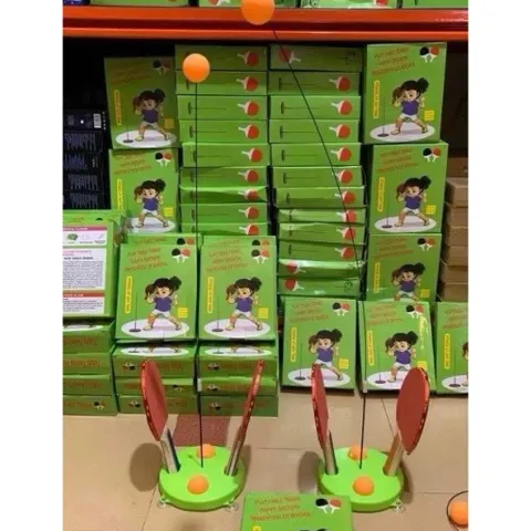 Bộ Bóng Bàn 🏓 Phản Xạ 8006-2, Đồ Chơi Bóng Bàn 🏓 Đối Kháng Dành Cho 2 Người Chơi Giúp Bé Tăng Cường Vận Động, Quan Sát