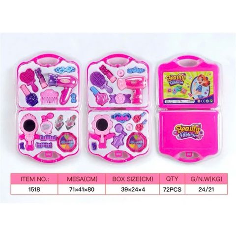 Đồ Chơi Trang Điểm 💄 1587 1518 Giao Ngẫu Nhiên, Đồ Chơi Nhập Vai Trang Điểm, Bộ Trang Điểm Cho Bé