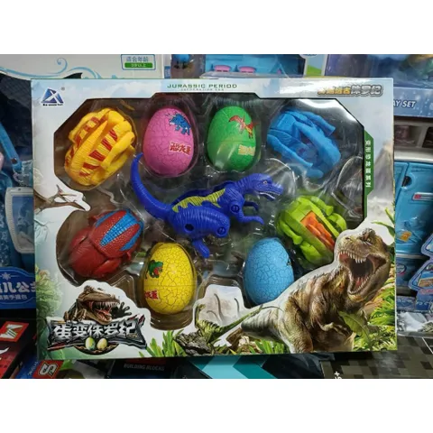 Trứng khủng long 🦖 lắp ghép ST-25, đồ chơi lắp ráp cho bé phát triển tư duy sáng tạo