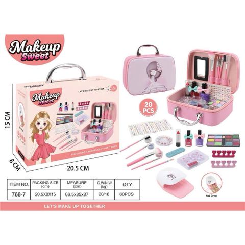Đồ Chơi Vali Trang Điểm Có 6 Phân Loại Cho Bé Chơi Đồ Chơi Nhập Vai 768-62 768-6 768-7 8228 BJ1360 008-917A