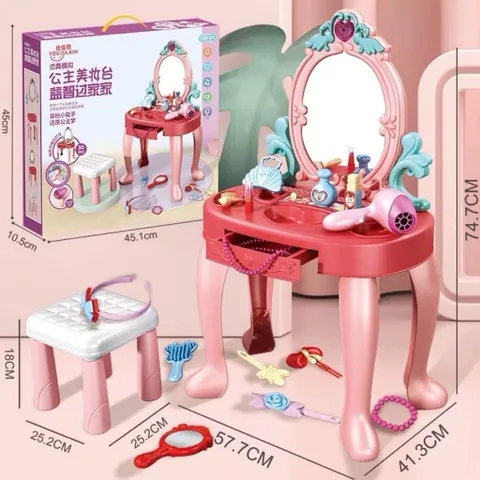 Đồ Chơi Bàn Trang Điểm Có Hiệu Ứng Đèn Và Âm Thanh, Có 2 Phân Loại 678-2 1368-158 (K75288A), Đồ Chơi Nhập Vai Trang Điểm