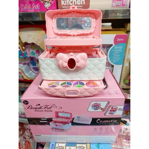 Đồ Chơi Cốp Trang Điểm, Vali Trang Điểm 3 Tầng M-611 Modern multi funtion Beauty box, Hộp trang điểm quà tặng sang trọng