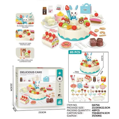 Đồ Chơi Bánh Sinh Nhật Có 3 Phân Loại 294 943 G675A Có Hiệu Ứng Đèn Và Nhạc Happy Birthday