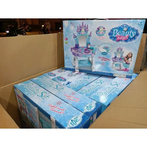 Đồ Chơi Bàn Trang Điểm Có Hiệu Ứng Đèn Và Âm Thanh, Có 2 Phân Loại 678-2 1368-158 (K75288A), Đồ Chơi Nhập Vai Trang Điểm