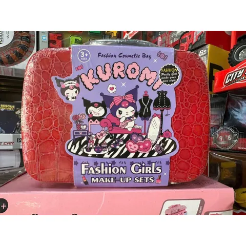 Đồ chơi chủ đề Kuromi - Vali đồ chơi trang điểm 768-62 giao màu ngẫu nhiên Fashion Cosmetic Bag makeup set fashion girls