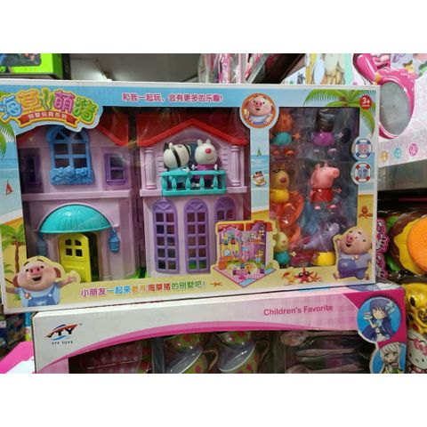 Đồ chơi nhà búp bê heo Peppa 612 Beautiful villa chọn mẫu ngẫu nhiên