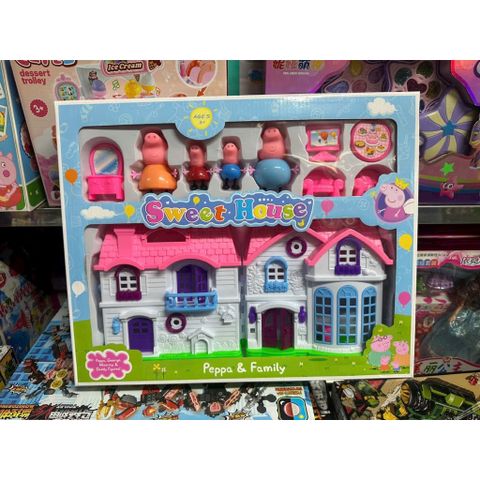Đồ chơi nhà búp bê, công viên vui chơi heo peppa, mèo Hello Kitty, đội chó cứu hộ nhiều mẫu đa dạng cho bé lựa chọn