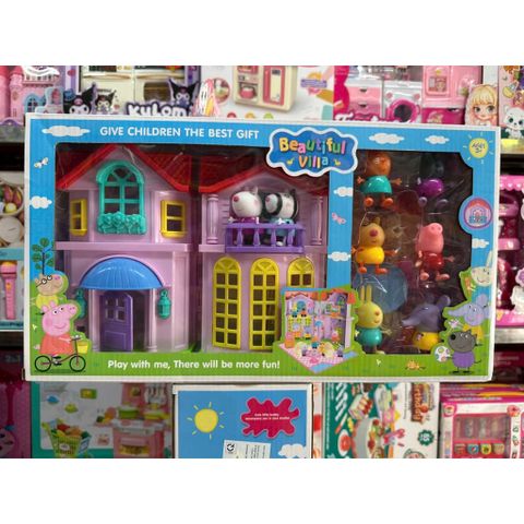 Đồ chơi nhà búp bê heo Peppa 612 Beautiful villa chọn mẫu ngẫu nhiên