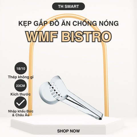 Kẹp Gắp Đồ Ăn WMF Bistro Thép Không Gỉ 23cm - Dụng Cụ Nhà Bếp Tiện Lợi, Chất Liệu Cao Cấp, Thiết Kế Đơn Giản, Vệ Sinh Dễ Dàng