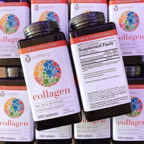 Viên uống bổ sung Collagen Youtheory™ Type 1 2 & 3 (390 viên) 630658
