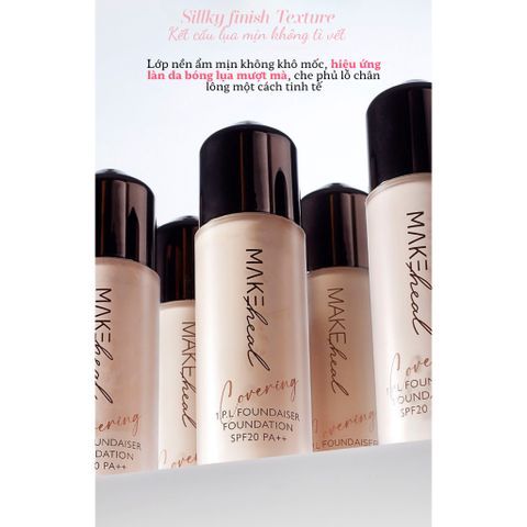 Kem nền che phủ khuyết điểm Makeheal 1.P.L Foundaser Foundation SPF 20 PA++