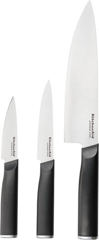 Set 3 dao nhà bếp KitchenAid KEG3PTHEOHOBA kem bao đựng màu đen