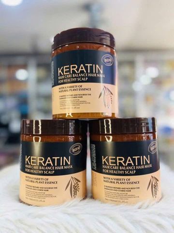 Kem Ủ Tóc Keratin Collagen 1000ml - Dưỡng Tóc Mềm Mượt, Phục Hồi Hư Tổn, Dành Cho Tóc Khô và Xơ Dễ Uốn