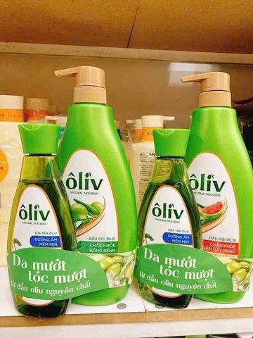 Dầu Gội Dưỡng Tóc Oliv 650ml + Tặng 250ml – Dưỡng Mượt, Cải Thiện Tình Trạng Tóc, Chăm Sóc Tóc Hàng Ngày