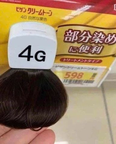 Nhuộm Tóc Bigen Số 4 - Màu Nâu Hạt Dẻ,  Nhuộm Tóc Chất Lượng, Duy Trì Màu Sắc Lâu Dài