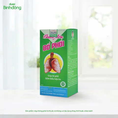 Combo 3 chai Thiên Môn Bổ Phổi Dược Bình Đông Chai 90ml dành cho Trẻ em, Giảm ho, Bổ phổi