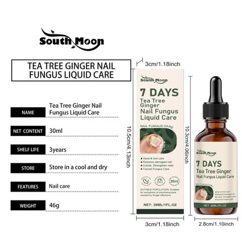Serum Tẩy Nấm Móng Tay Chân Thảo Mộc Giúp Loại Bỏ Nấm, Kháng Khuẩn, Phục Hồi Móng Cứng Chắc Khỏe Tràm Trà & Gừng 7 DAYS