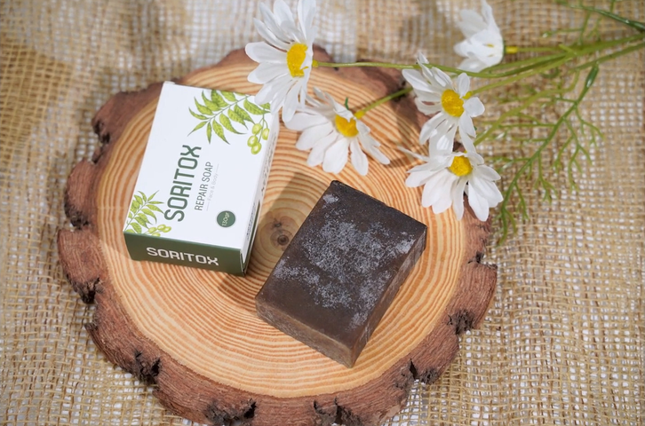 Xà Bông Soritox 130gr - Chăm Sóc Da Mờ Thâm, Sạch Mụn, Dưỡng Ẩm Tự Nhiên Cho Mọi Loại Da