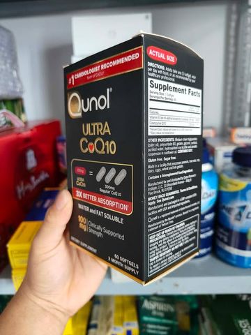 Viên uống hỗ tim mạch ngăn ngừa tai biến - đột quỵ Qunol Ultra Coq10 100mg 