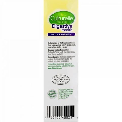 Viên uống Culturelle Probiotic 50 viên - Hỗ trợ tiêu hóa tự nhiên, cân bằng vi sinh đường ruột, tăng cường sức khỏe miễn dịch 630906