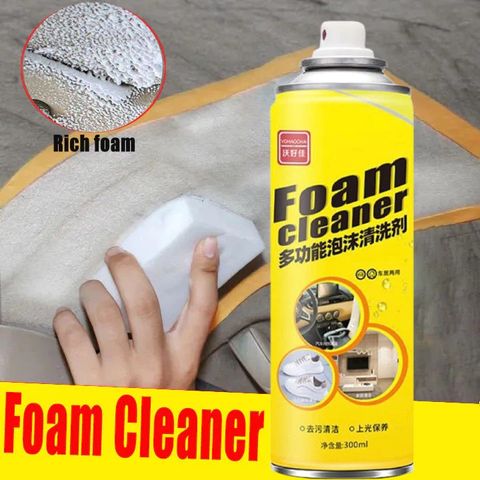Chai xịt bọt đa năng vệ sinh nội thất ô tô, ghế da, trần nỉ ô tô Foam Cleaner/ Multi Purpose
