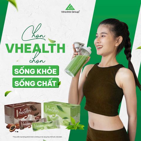 Bột dinh dưỡng Vhealth 250g - Hỗ trợ tăng cường sức đề kháng, bổ sung dinh dưỡng cần thiết cho sức khỏe mỗi ngày